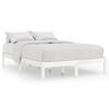 vidaXL Cadre de lit sans matelas blanc bois massif 160x200 cm