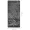 vidaXL Tapis &agrave; poils souples antid&eacute;rapant 115x170 cm Gris
