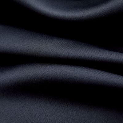 vidaXL Rideau occultant avec anneaux en métal Noir 290x245 cm