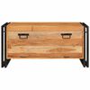 vidaXL Cabinet &agrave; chaussures avec stockage Marron Bois d'Acacia Massif