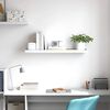 vidaXL &Eacute;tag&egrave;re flottante murale Ch&ecirc;ne et blanc 90x23,5x3,8 cm MDF