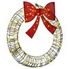 vidaXL Couronne 80 LED Blanc chaud 90 x 90 x 9 cm Rotin