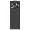 vidaXL Lumi&egrave;re de chemin LED solaire 2 pcs Noir Acier lamin&eacute; &agrave; froid