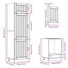 vidaXL Ensemble d'armoires de cuisine 7 pcs Lucca bois d'ing&eacute;nierie