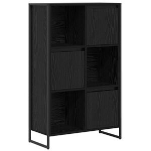 vidaXL Biblioth&egrave;que Ch&ecirc;ne noir 68 x 30 x 108.5 cm Bois d'ing&eacute;nierie