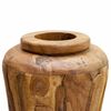vidaXL Vase de d&eacute;coration 40 x 80 cm Bois de teck solide