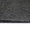 vidaXL Napperons 6 pcs Gris fonc&eacute; Plain 38 cm Rond Jute