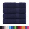 vidaXL Serviettes de bain FROGN 4 pcs bleu marine 100x150 cm 360 g/m²