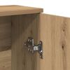 vidaXL Meuble de salle de bain avec porte-rouleau ch&ecirc;ne artisanal