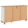 vidaXL Buffet avec tiroir ASKIM 133,5 x 40 x 79 cm Bois de pin massif
