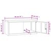 vidaXL Classeur noir 90x40x130 cm acier