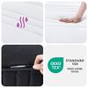 vidaXL Matelas &agrave; ressorts bonnell moyen 90x200 cm