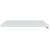vidaXL Appui de fen&ecirc;tre Blanc 100 x 50 x 4,5 cm PVC