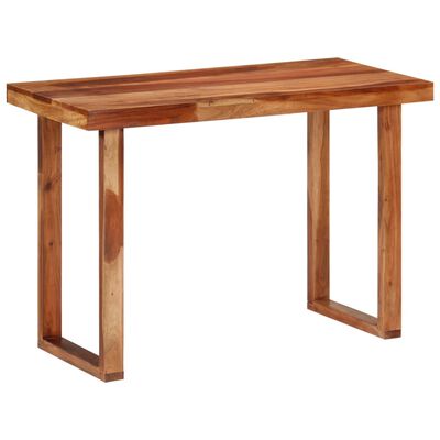 vidaXL Table à dîner 110x50x76 cm Bois d'acacia solide