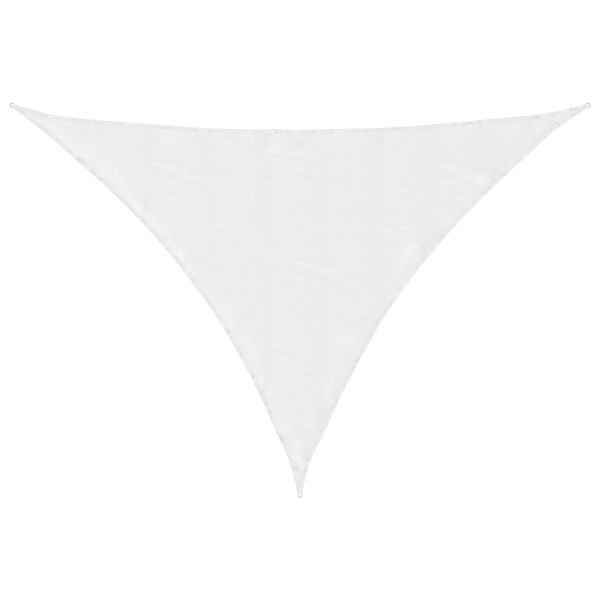 vidaXL Voile de parasol tissu oxford triangulaire 4x5x6,4 m blanc