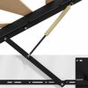 vidaXL Cadre de lit ottoman Blanc 80,5 x 200 cm Bois d&rsquo;ing&eacute;nierie
