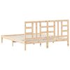 vidaXL Cadre de lit sans matelas 180x200 cm bois massif