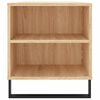 vidaXL Table basse ch&ecirc;ne sonoma 102x44,5x50 cm bois d'ing&eacute;nierie