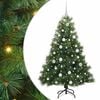 vidaXL Sapin de No&euml;l artificiel avec 150 LED Vert 150 cm PE et PVC
