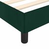 vidaXL Cadre de lit sans matelas vert fonc&eacute; 80x200 cm velours