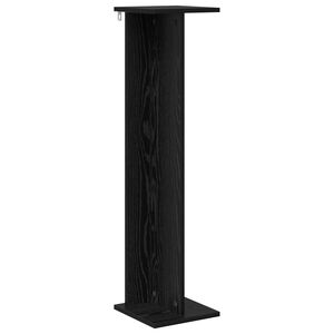 vidaXL Support de Plante Ch&ecirc;ne noir 25 x 25,5 x 100,5 cm
