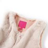 Gilet pour enfants fausse fourrure beige 116