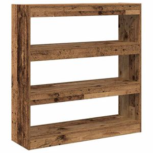 vidaXL Biblioth&egrave;que 3 niveaux 100 x 30 x 103 cm Bois d'ing&eacute;nierie