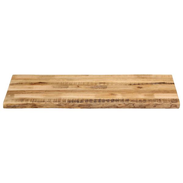 vidaXL Dessus de table bord vivant 100x60x2,5 cm bois de manguier brut