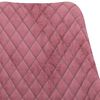 vidaXL Ensemble de salle &agrave; manger 3 pcs Rose