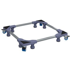 vidaXL Socle pour machine &agrave; laver Gris 66 x 66 x 12 cm