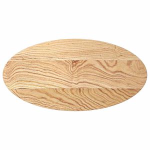 vidaXL Dessus de table 80x40x2 cm bois de ch&ecirc;ne massif ovale