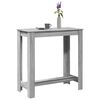 vidaXL Table de bar sonoma gris 102x50x103,5 cm bois d'ing&eacute;nierie