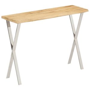 vidaXL Table console &agrave; live edge 105x33x76 cm bois de manguier massif