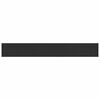 vidaXL Appui de fen&ecirc;tre Noir avec grain de bois 120 x 25 x 4,5 cm PVC