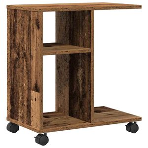 vidaXL Table d'appoint Bois ancien 50 x 30 x 55 cm Bois d'ing&eacute;nierie