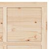 vidaXL Porte coulissante Marron 90 x 208 cm Bois de pin massif