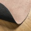 vidaXL Tapis HUARTE &agrave; poils courts doux et lavable rouge clair &Oslash; 120cm