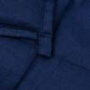 vidaXL Couverture lest&eacute;e Bleu 200x230 cm 13 kg Tissu