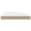 vidaXL Étagère d'angle flottante blanc brillant 35x35x3,8 cm MDF