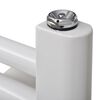 vidaXL Radiateur s&egrave;che-serviettes vertical de salle de bain 480x480 mm