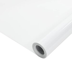 vidaXL Film de fen&ecirc;tre statique Blanc d&eacute;poli 45 x 500 cm PVC