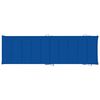 vidaXL Chaises longues lot de 2 avec table et coussins Acacia solide
