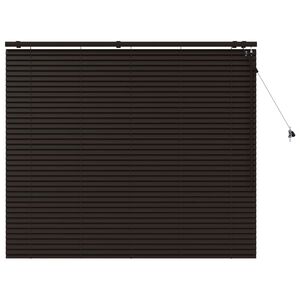 vidaXL Store V&eacute;nitien Marron fonc&eacute; 145 x 130 cm 35 mm