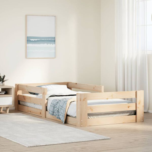 vidaXL Cadre de lit sans matelas 80x200 cm bois massif de pin