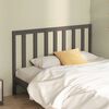 vidaXL T&ecirc;te de lit Gris 141x4x100 cm Bois massif de pin