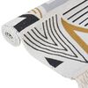 vidaXL Tapis Jaune et gris 80x150 cm Coton