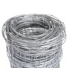 vidaXL Cl&ocirc;ture de jardin Acier galvanis&eacute; 50x1,6 m Argent&eacute;