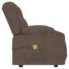 vidaXL Fauteuil de massage inclinable porte-gobelets 2 places taupe