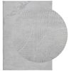 vidaXL Tapis IZA poils courts style scandinave gris 200x280 cm