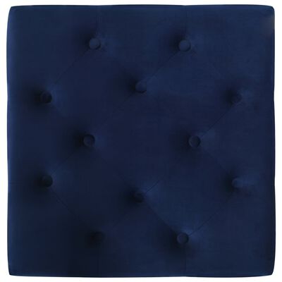 vidaXL Tabouret Bleu marine 60x60x36 cm Velours